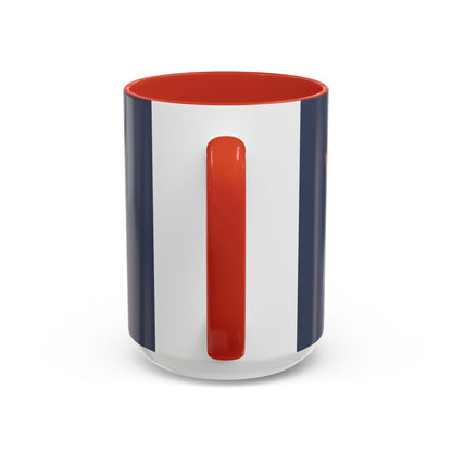 Custom Business Coffee Mug — Personalized Floral Accent Mug with Website & Contact