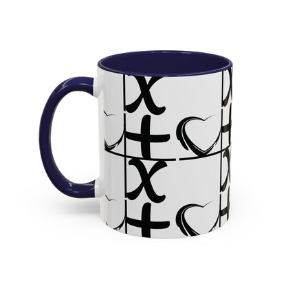Love More Time Accent Coffee Mug — Inspirational Ceramic Mug (11/15 oz)
