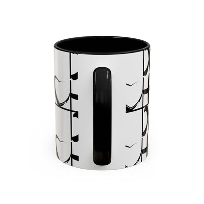 Love More Time Accent Coffee Mug — Inspirational Ceramic Mug (11/15 oz)