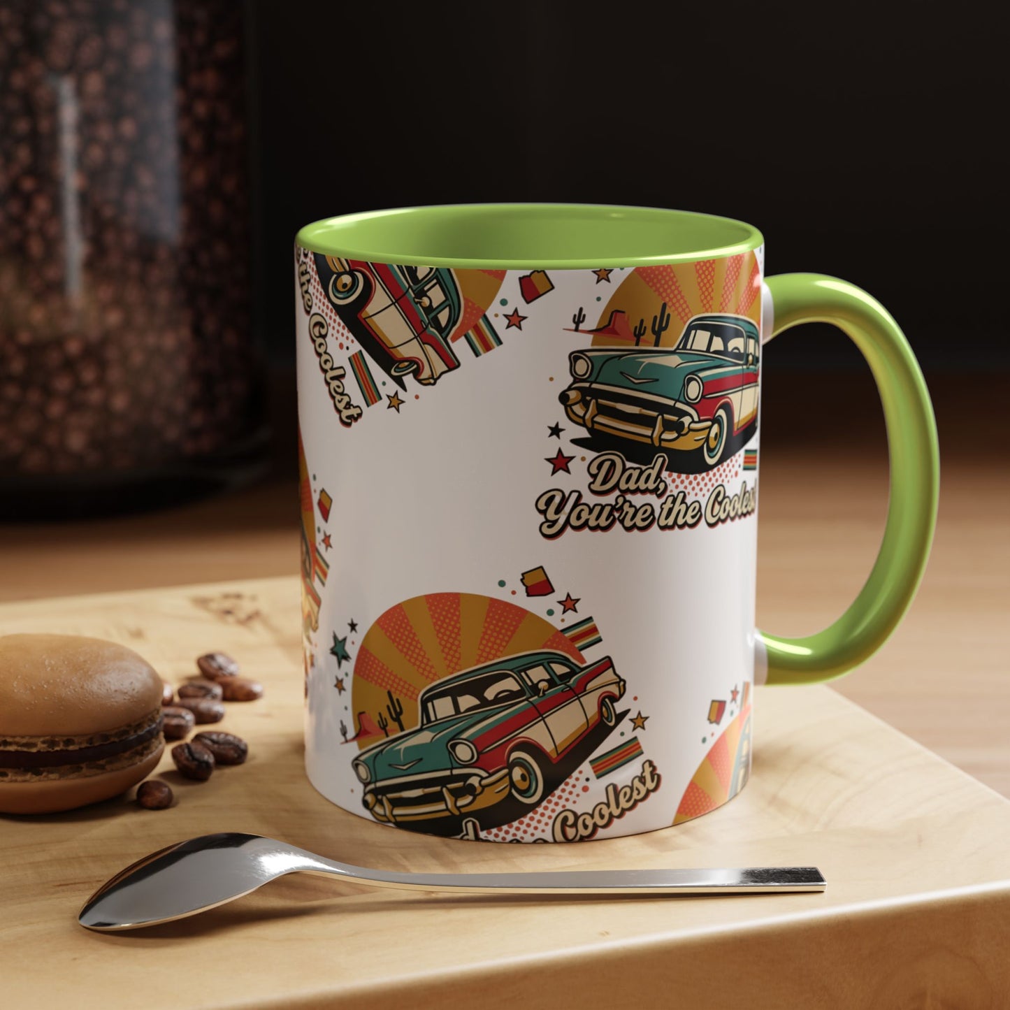 Father’s Day Arizona Pop-Art Car Accent Coffee Mug