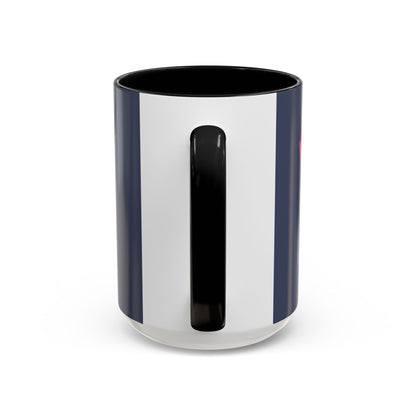 Custom Business Coffee Mug — Personalized Floral Accent Mug with Website & Contact