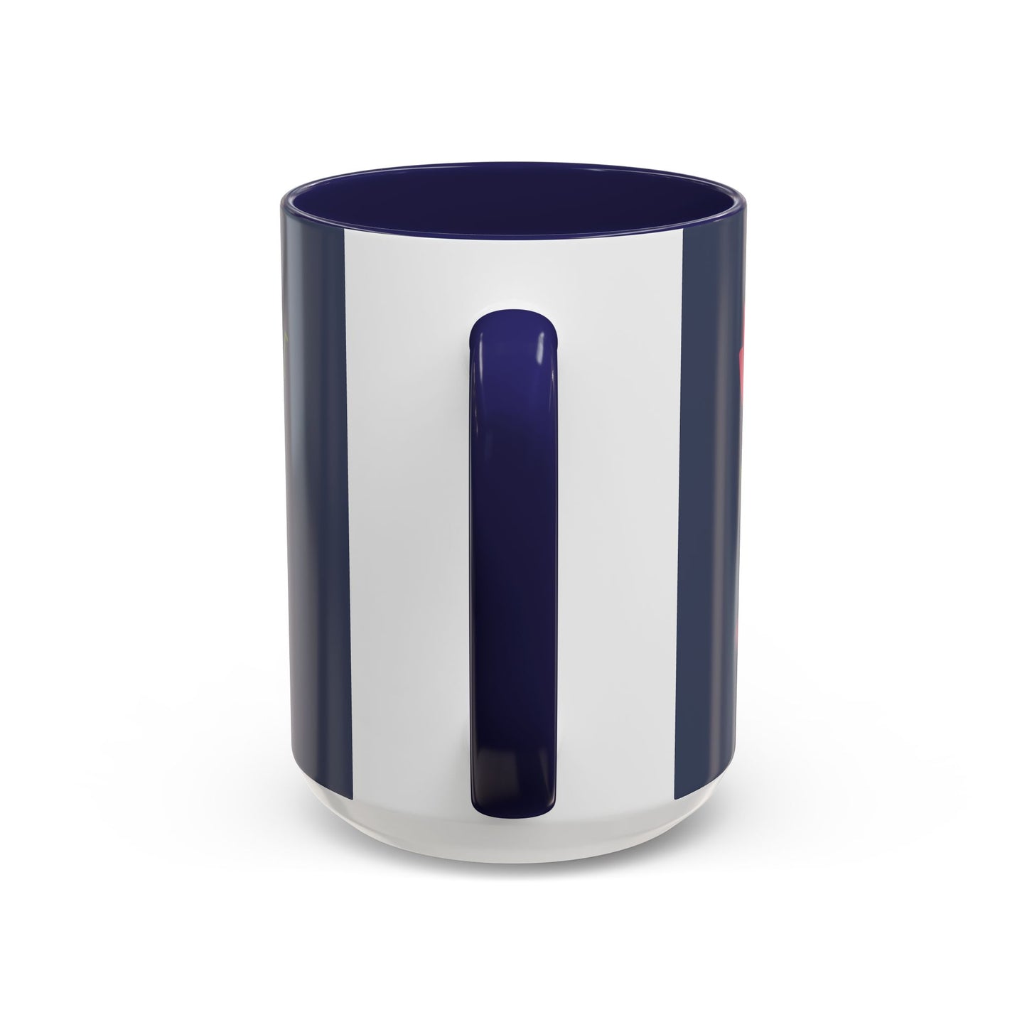 Custom Business Coffee Mug — Personalized Floral Accent Mug with Website & Contact