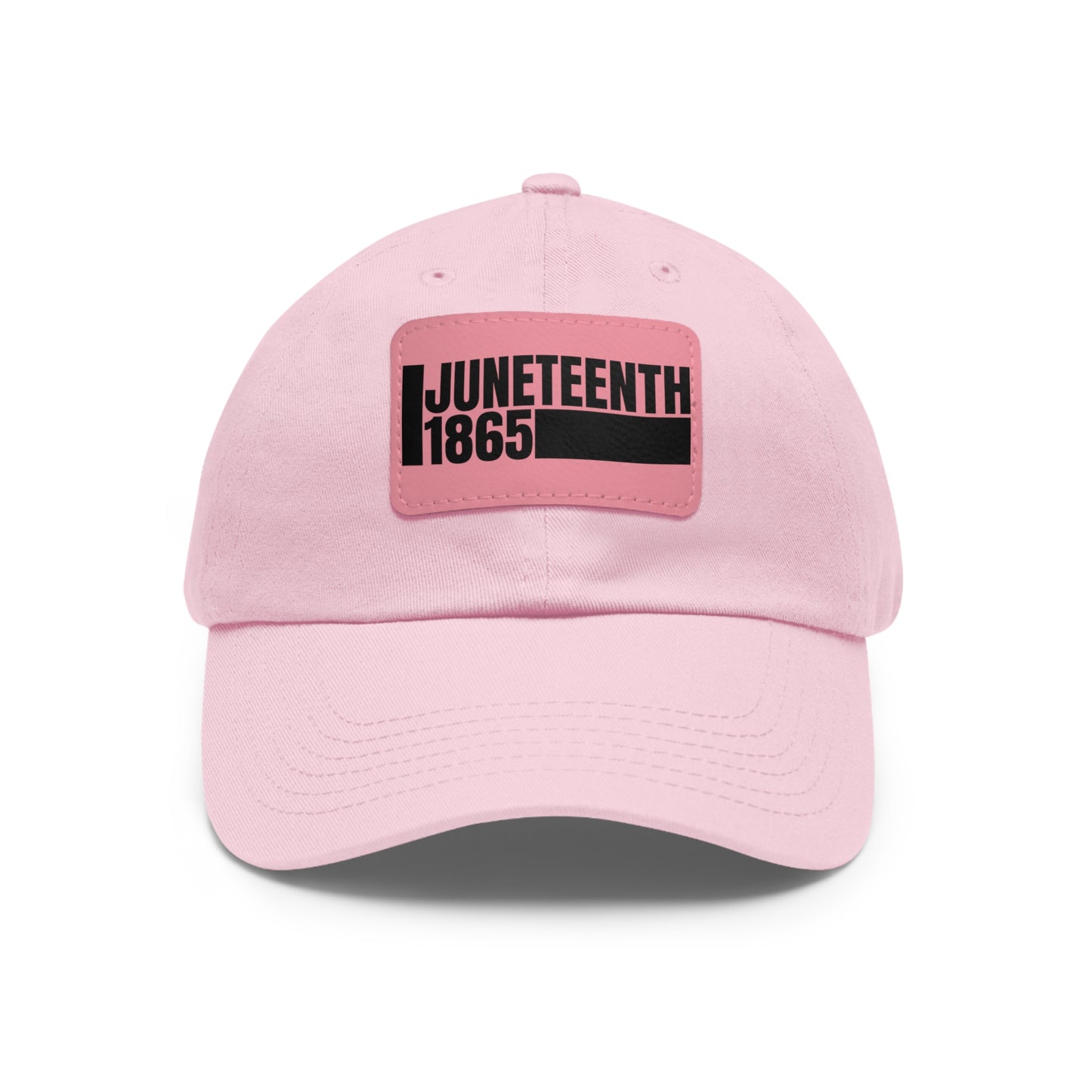 Special Edition Juneteenth Hat with Leather Patch, Summer Accessory, Unisex Cap, Celebration Hat, Gift for Dad, Black History Month