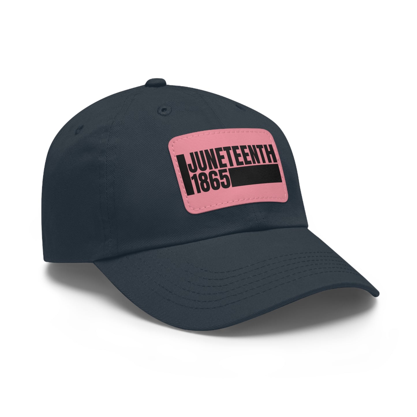 Special Edition Juneteenth Hat with Leather Patch, Summer Accessory, Unisex Cap, Celebration Hat, Gift for Dad, Black History Month