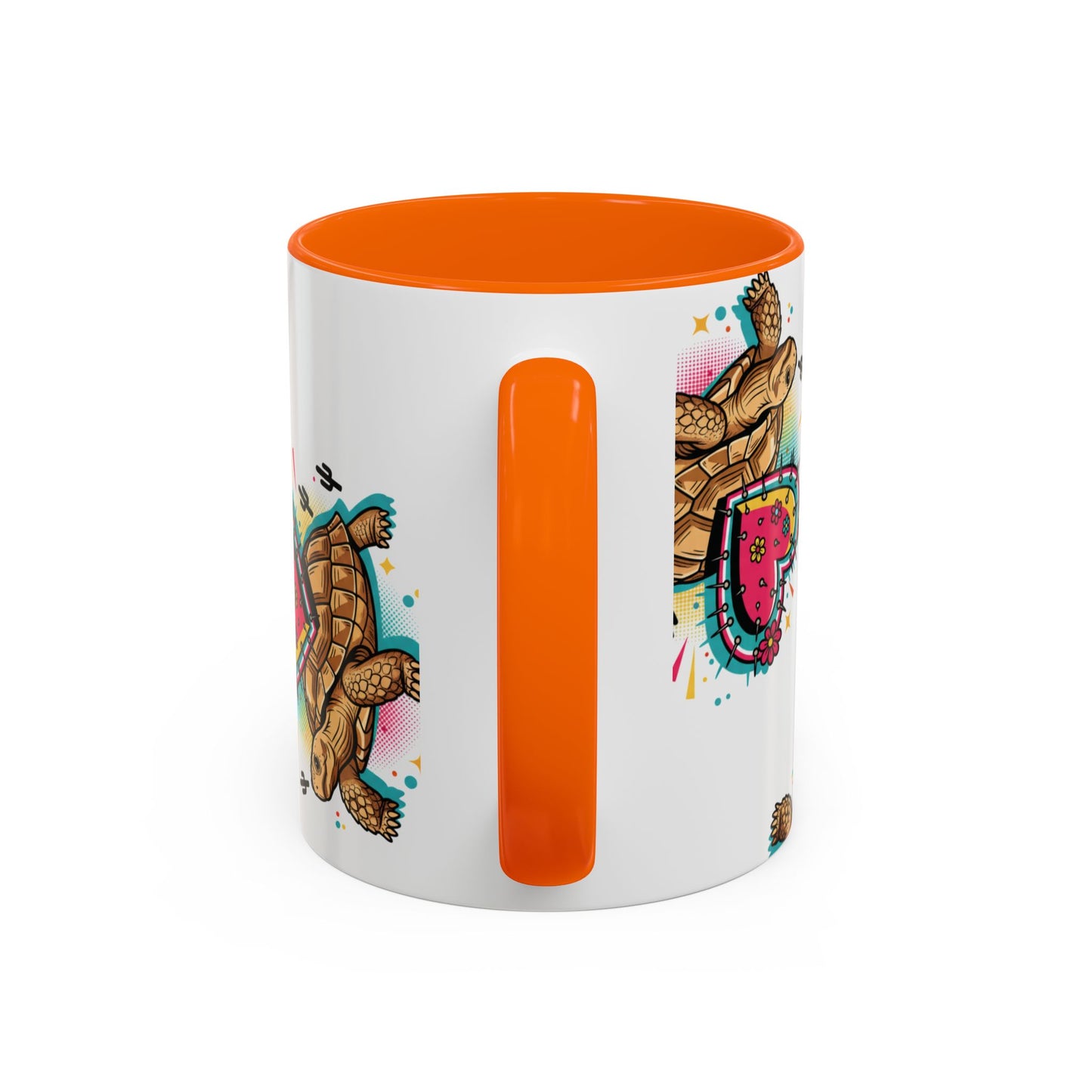 Turtle Valentine Coffee Mug — "You're turtley the one for me" Accent Mug