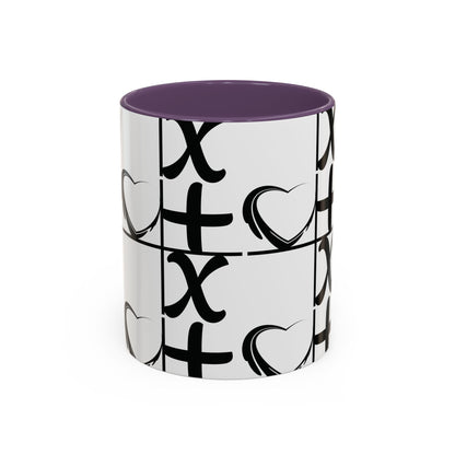 Love More Time Accent Coffee Mug — Inspirational Ceramic Mug (11/15 oz)