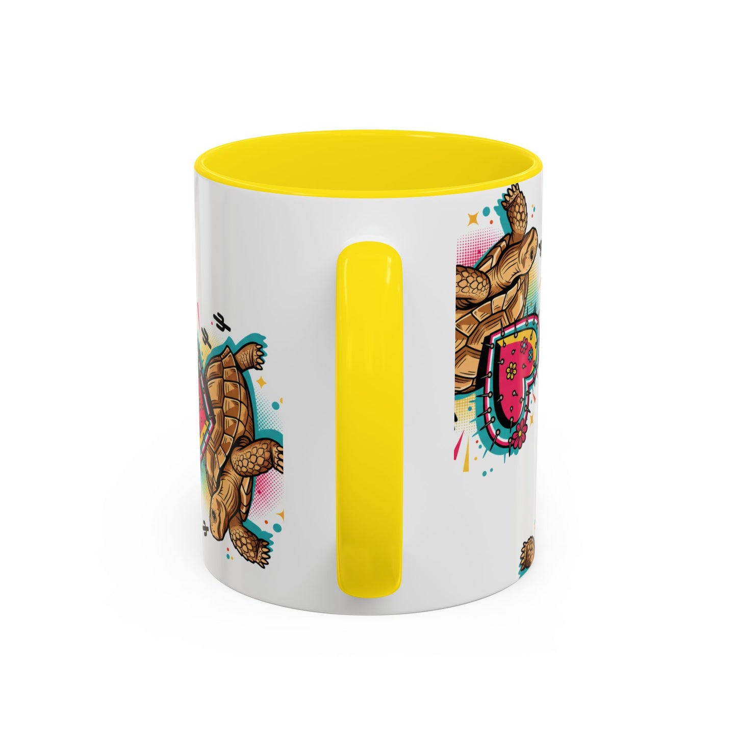 Turtle Valentine Coffee Mug — "You're turtley the one for me" Accent Mug