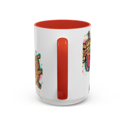 Turtle Valentine Coffee Mug — "You're turtley the one for me" Accent Mug