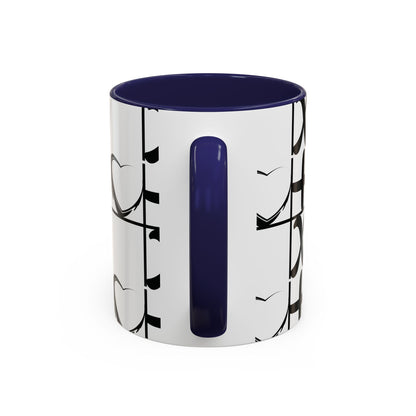 Love More Time Accent Coffee Mug — Inspirational Ceramic Mug (11/15 oz)