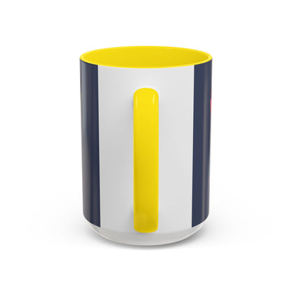 Custom Business Coffee Mug — Personalized Floral Accent Mug with Website & Contact