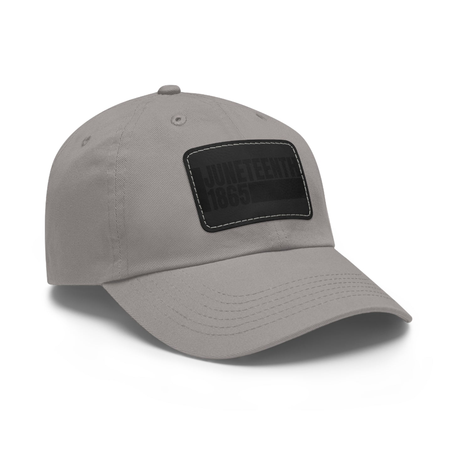 Special Edition Juneteenth Hat with Leather Patch, Summer Accessory, Unisex Cap, Celebration Hat, Gift for Dad, Black History Month