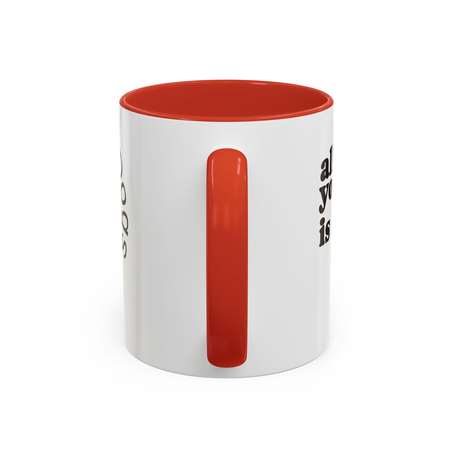 Valentine Dogs Tug-of-Love Mug — Playful Pop-Art Heart Balloons