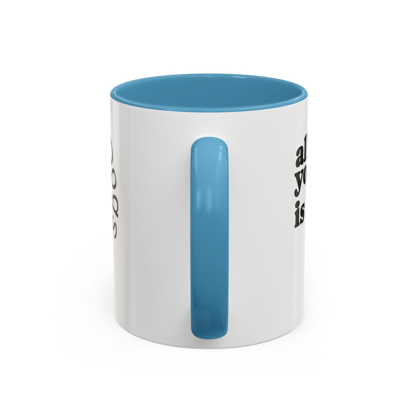 Valentine Dogs Tug-of-Love Mug — Playful Pop-Art Heart Balloons