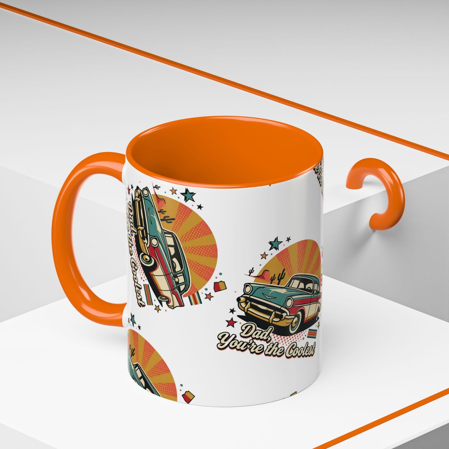 Father’s Day Arizona Pop-Art Car Accent Coffee Mug
