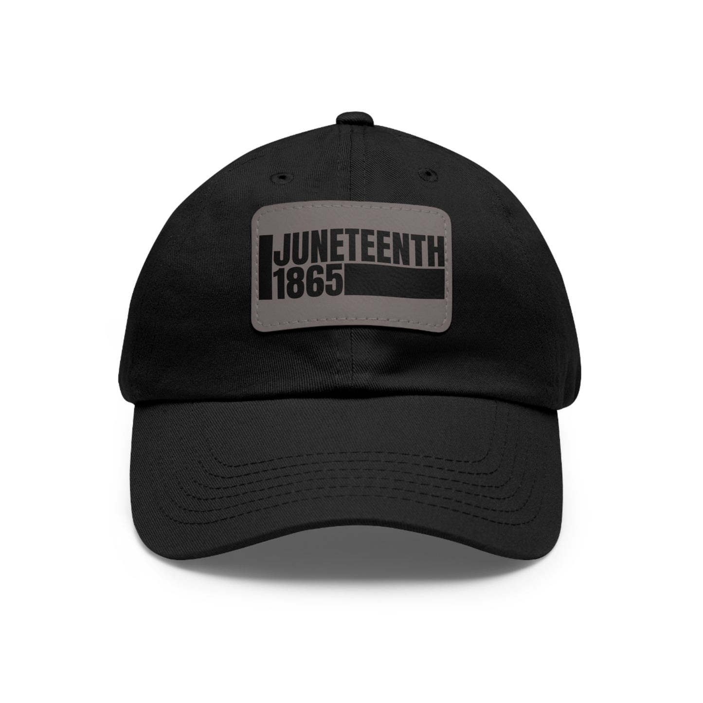 Special Edition Juneteenth Hat with Leather Patch, Summer Accessory, Unisex Cap, Celebration Hat, Gift for Dad, Black History Month