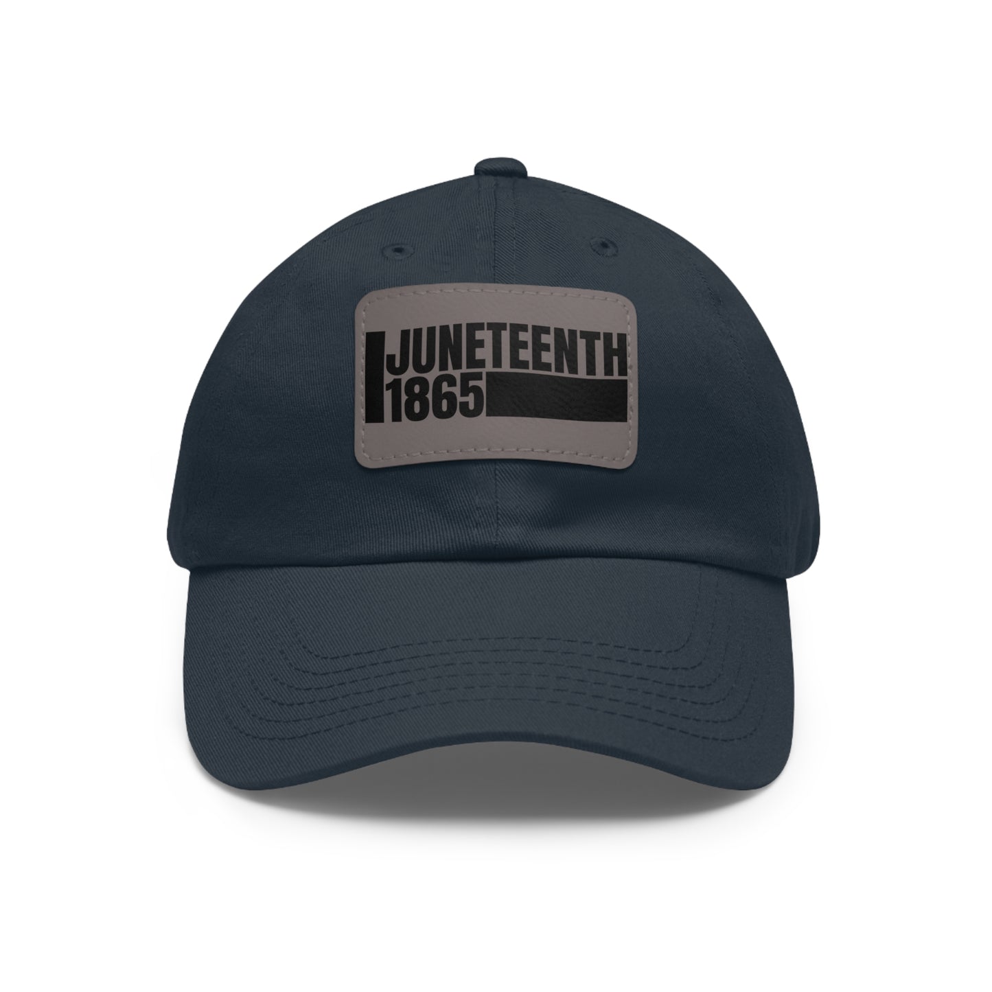 Special Edition Juneteenth Hat with Leather Patch, Summer Accessory, Unisex Cap, Celebration Hat, Gift for Dad, Black History Month