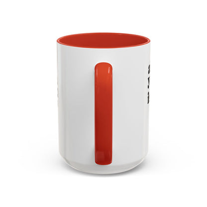 Valentine Dogs Tug-of-Love Mug — Playful Pop-Art Heart Balloons