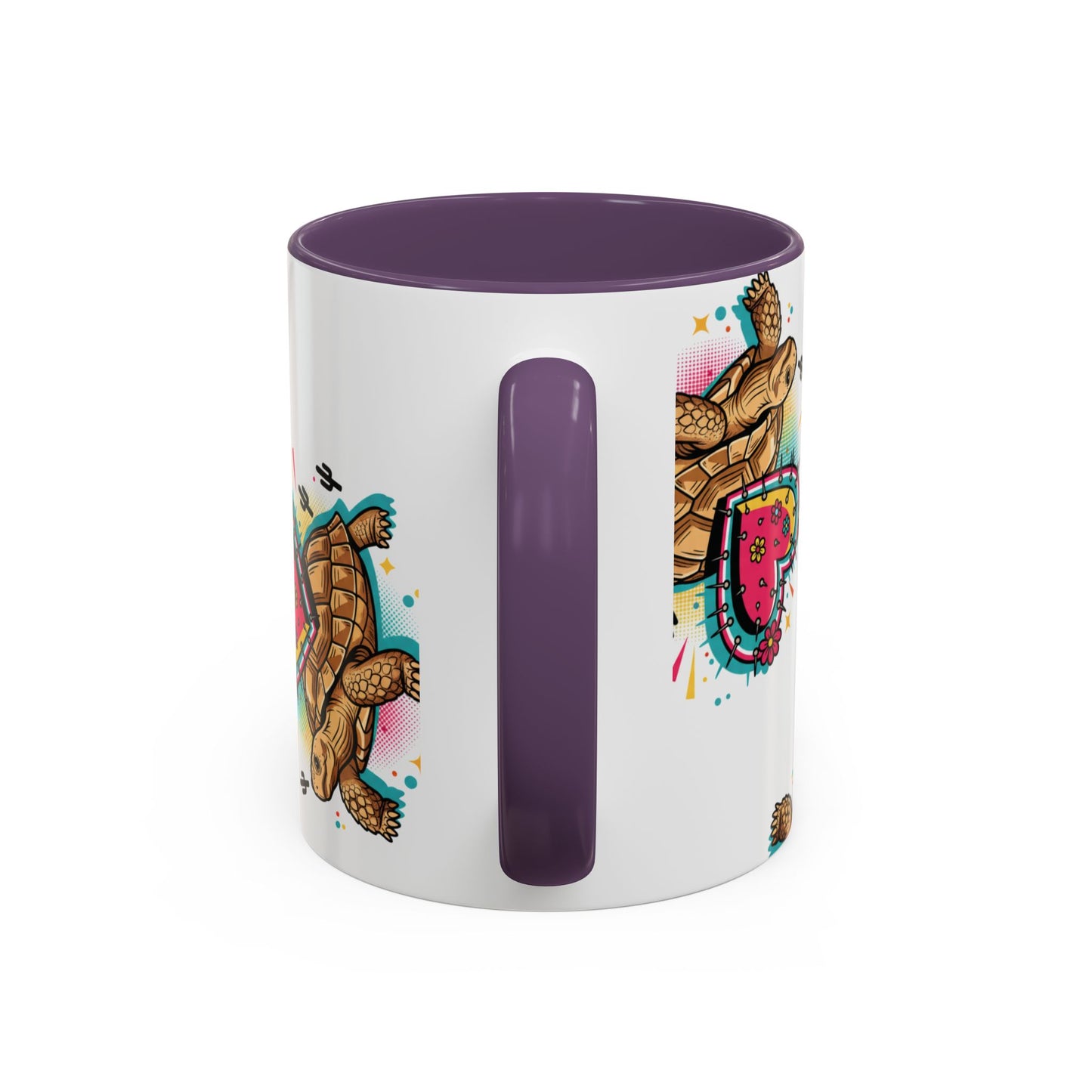 Turtle Valentine Coffee Mug — "You're turtley the one for me" Accent Mug