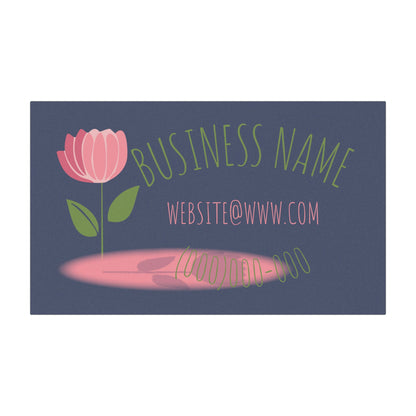Floral Business Car Magnet — Customizable Logo, Contact & Website